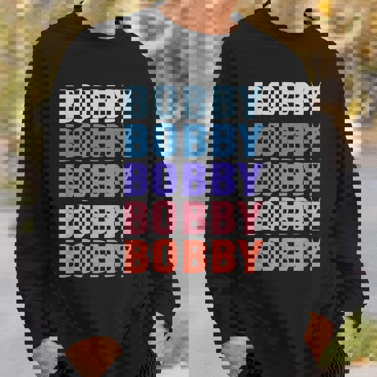 面白いギフト名 ボビー 名前入り スウェットシャツ 彼への贈り物