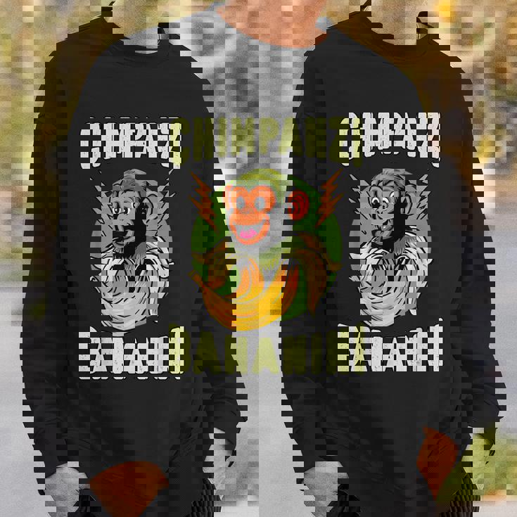 面白いモンキー・チンパンジーニ・バナニーニ・イタリアン・ブレインロット・ミーム スウェットシャツ 彼への贈り物