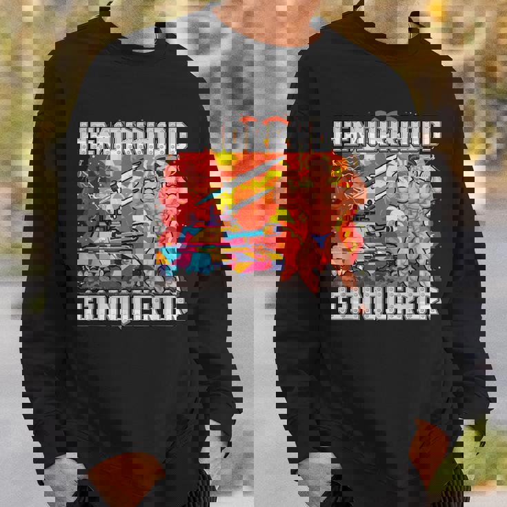 面白い不快なミーム 痔克服ジョーク 恥ずかしい スウェットシャツ 彼への贈り物