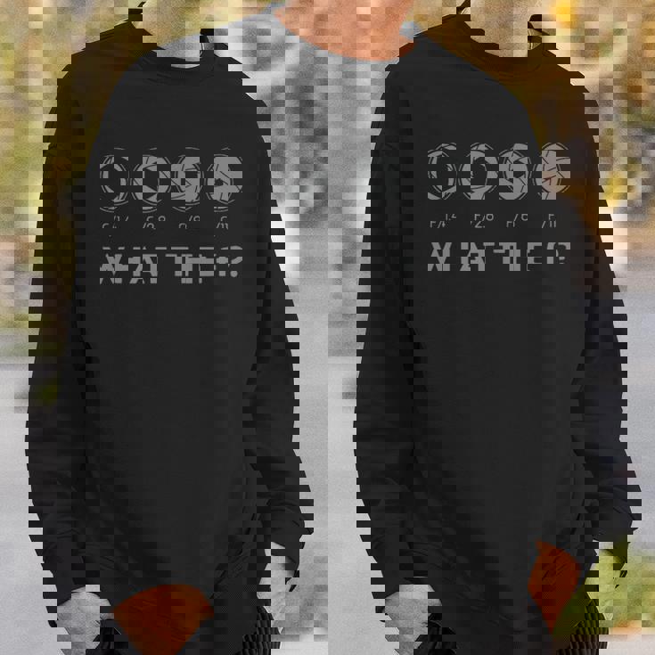 面白い写真、レンズカメラ愛好家 写真家 スウェットシャツ 彼への贈り物