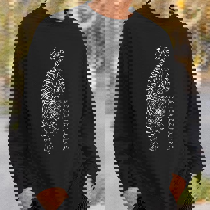 韓国 タイガー 国のお土産 先祖 ソウル アジアの 観光客 長袖tシャツ スウェットシャツ 彼への贈り物