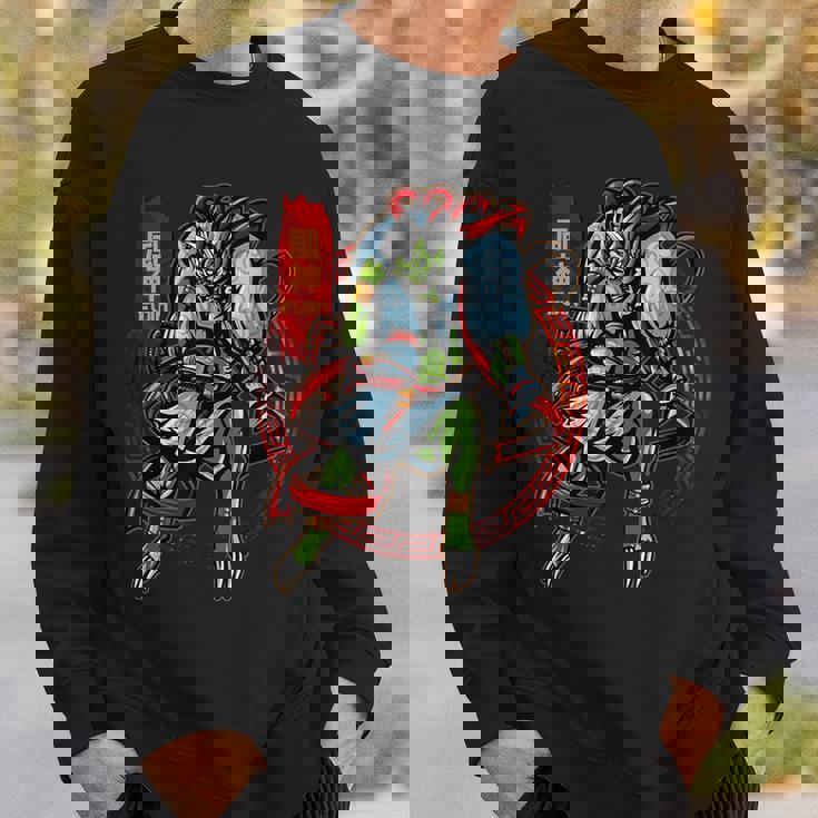 風神 風神 両部 古代日本神話 神 スウェットシャツ 彼への贈り物