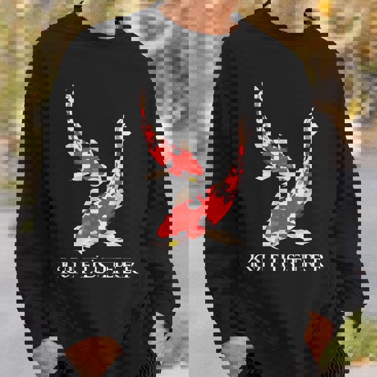 鯉 ささやき魚 鯉 日本 鯉 錦鯉 スウェットシャツ 彼への贈り物