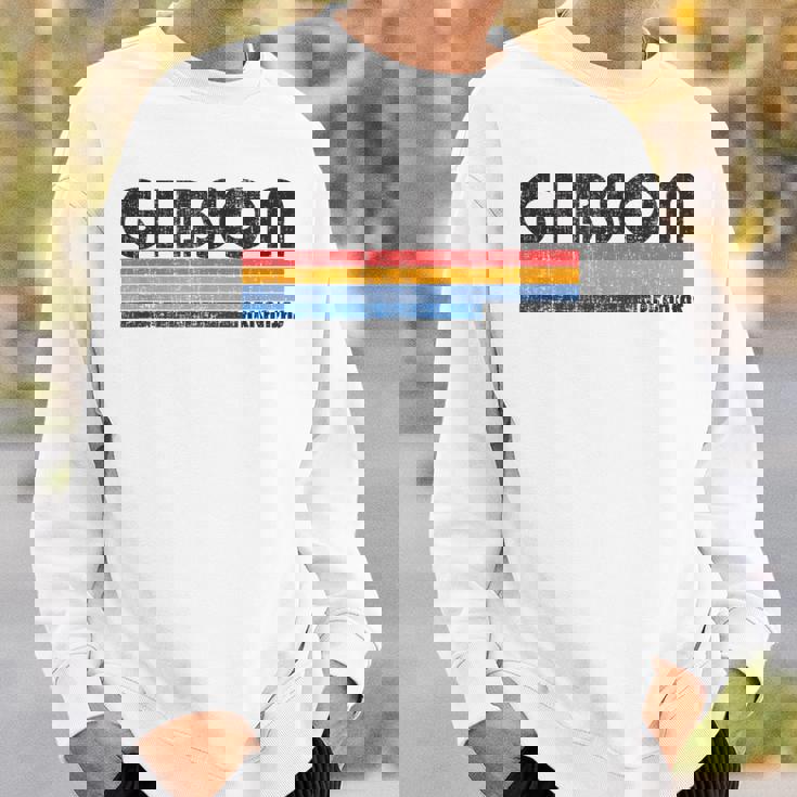 Arの故郷の誇りをこのレトロな70年代80年代でギブソンに見せましょう スウェットシャツ 彼への贈り物