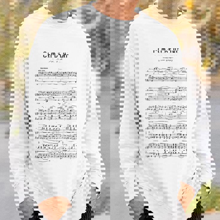 Clair De Lune クロード・ドビュッシー スウェットシャツ 彼への贈り物