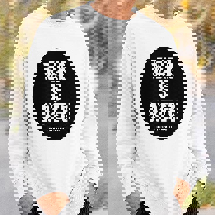 Exclusive War Is Over If You Want It 限定版 スウェットシャツ 彼への贈り物