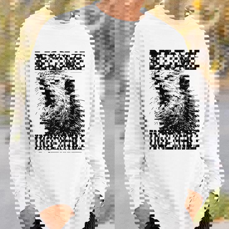 Raccoon Become Ungovernable ビンテージ グラフィック パンダ ミーム スウェットシャツ 彼への贈り物