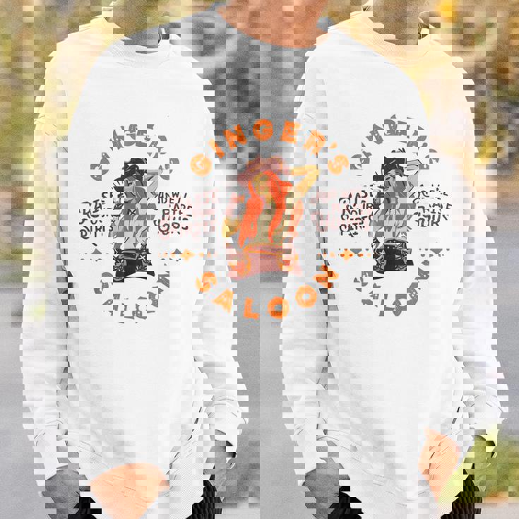 Gingersaloon ヴィンテージ ウイスキー レッドヘッド ダイブバー アーティストギフト スウェットシャツ 彼への贈り物