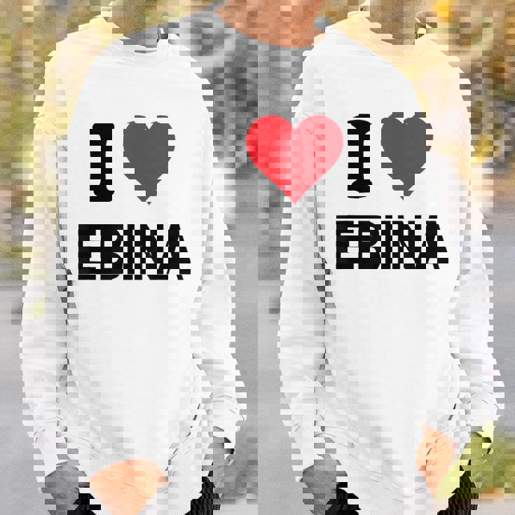 I Heart 海老名 日本ラブ日本土産 スウェットシャツ 彼への贈り物