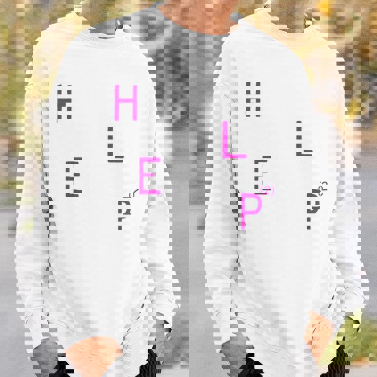 Help2 スウェットシャツ 彼への贈り物