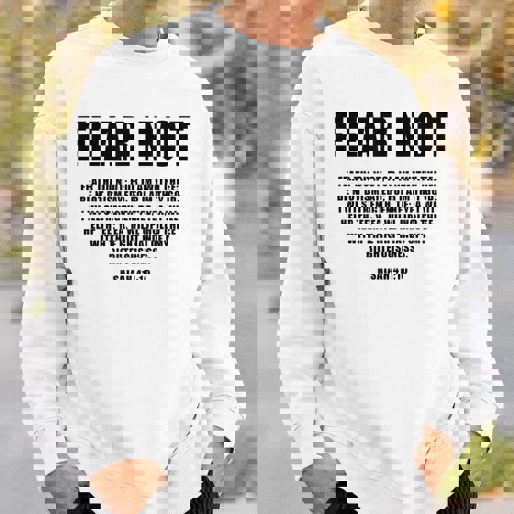 Isaiah 41 スウェットシャツ 彼への贈り物