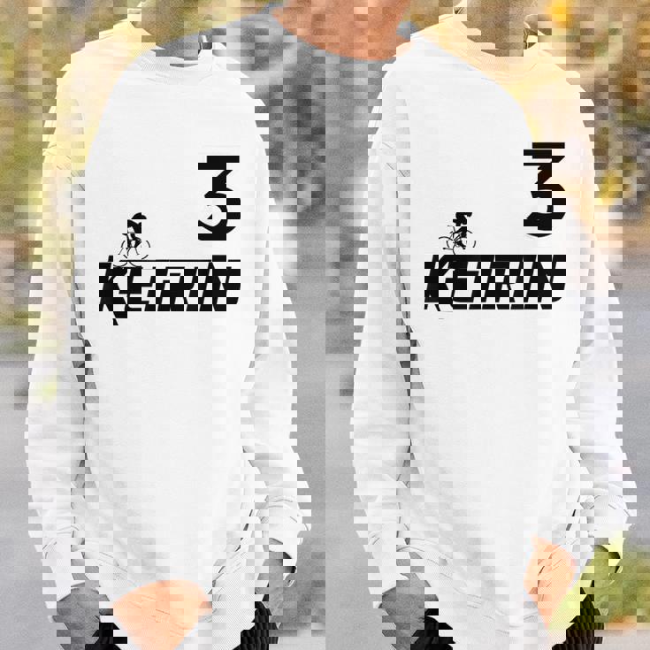 Keirin レッド ナンバー3 レッド ナンバー3 レーシング スウェットシャツ 彼への贈り物