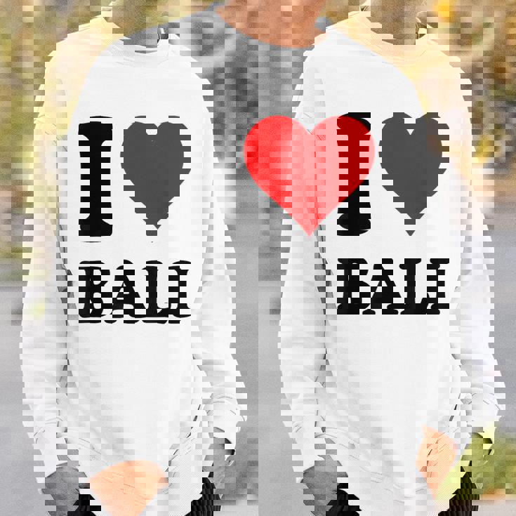 I Love Bali スウェットシャツ 彼への贈り物