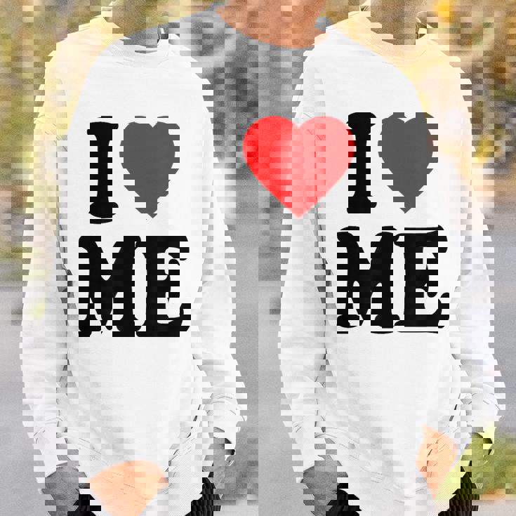 I Love Me · I Heart Me Y2k · 私は私を愛してます スウェットシャツ 彼への贈り物