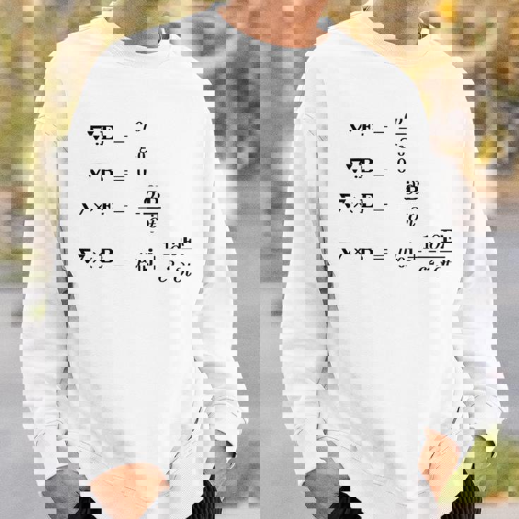 Maxwell 電磁気学・物理・科学の方程式 スウェットシャツ 彼への贈り物