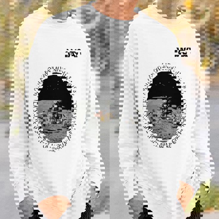 Nasa アポロ11号 月面着陸 1969年7月20日 長袖tシャツ スウェットシャツ 彼への贈り物