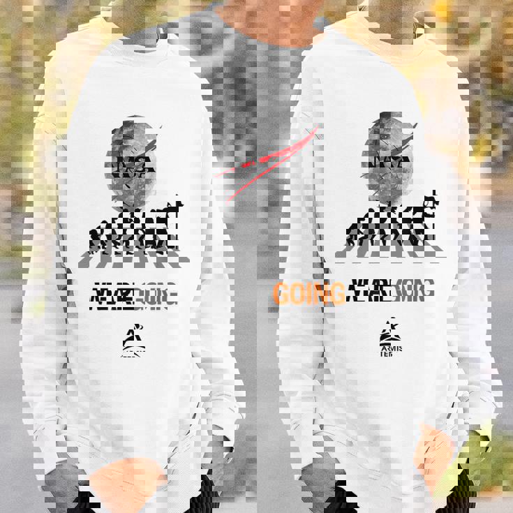 Nasaアルテミス計画 人類の進化 スウェットシャツ 彼への贈り物