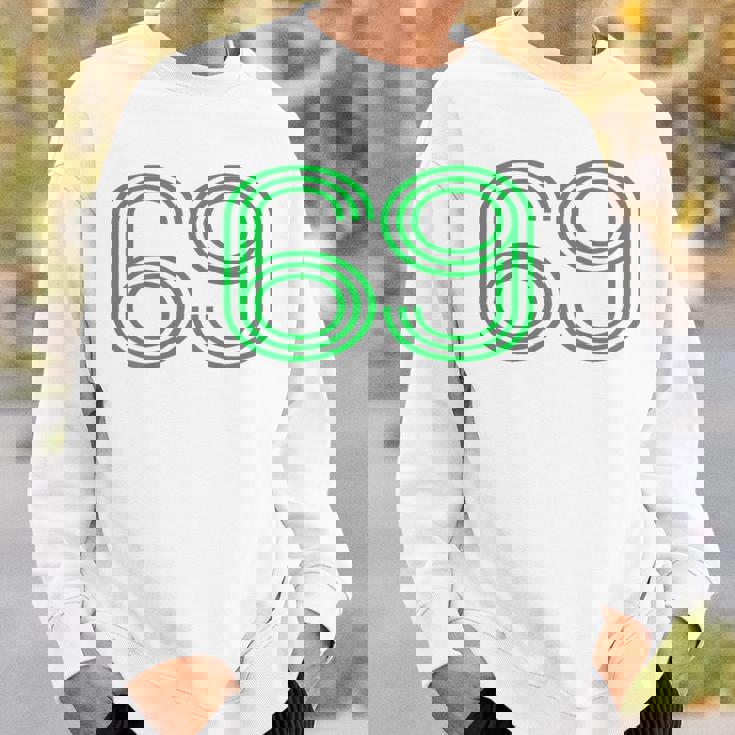 Number 69 シャツ レトロ ユニフォーム ヨーロッパスタイル バックプリント ジャージ スウェットシャツ 彼への贈り物