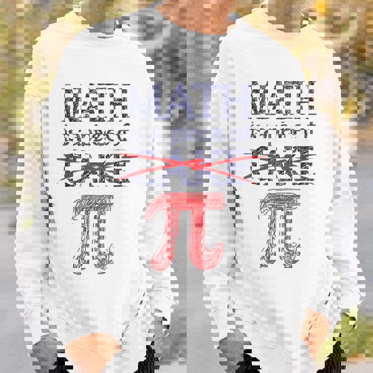 Pi Day Math Is A Piece Of Cake ファニーtシャツ 314用 スウェットシャツ 彼への贈り物