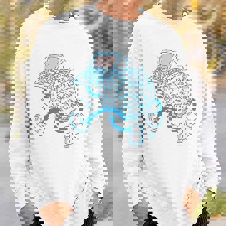 Pizza Perfect The Best Pizza On Earth バックプリント スウェットシャツ 彼への贈り物