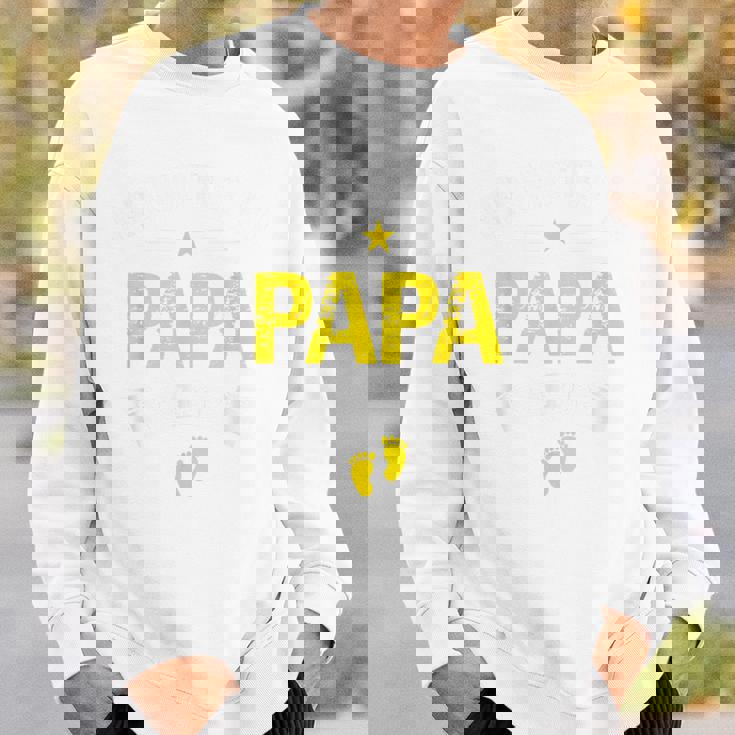 メンズ Promoted To Papa Est 2027Oon To Be Dad スウェットシャツ 彼への贈り物