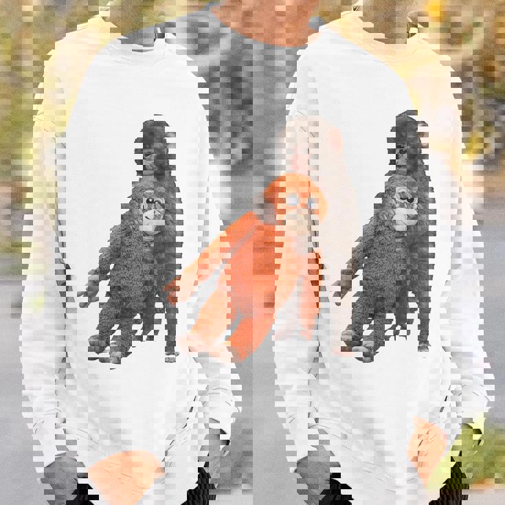 Punch The Monkey Meme X Ape Cute Punch Monkey Baby Meme スウェットシャツ 彼への贈り物