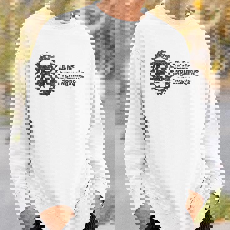 Rust 開発者のためのマルチパラダイムプログラミング言語 長袖tシャツ スウェットシャツ 彼への贈り物