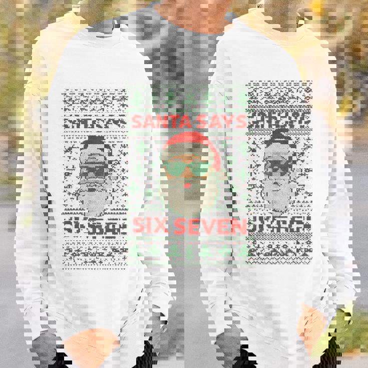 Santa Says 67 Ugly Christmas Sweater Santa Sweatshirt Gifts for Him