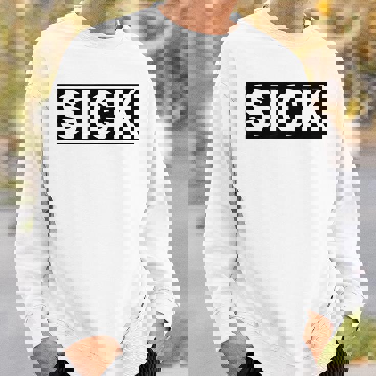 Sick Krank Krass Iickmodeick スウェットシャツ 彼への贈り物
