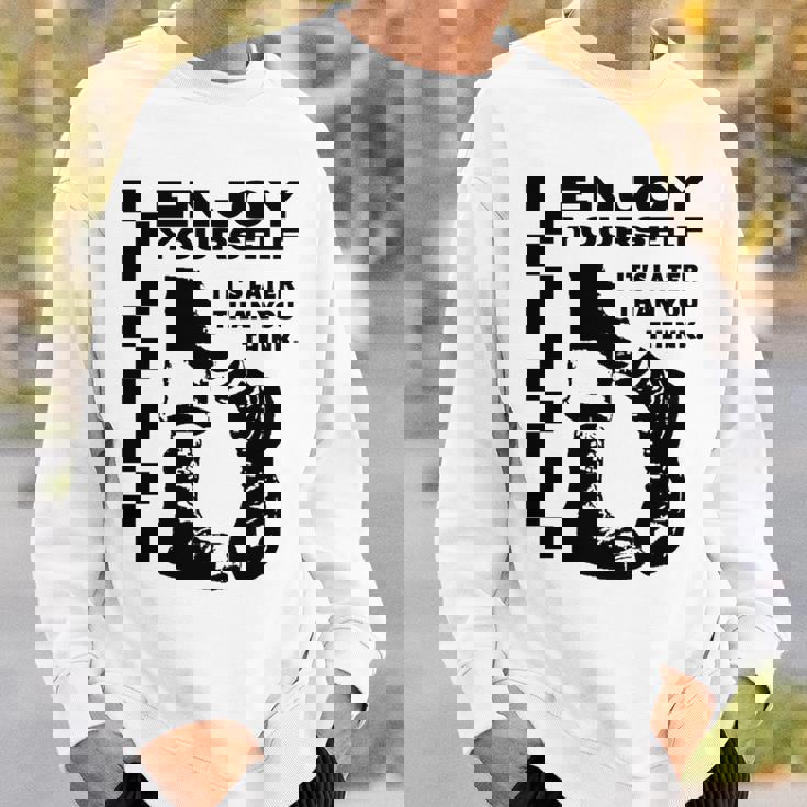 Skakaka Enjoy Yourself Its Later Than You Think 長袖tシャツ スウェットシャツ 彼への贈り物