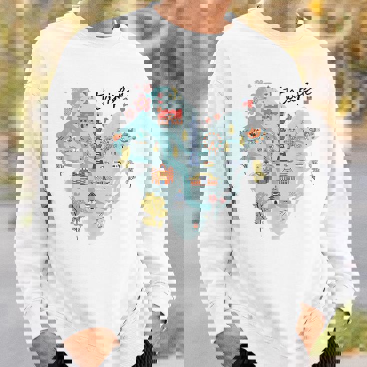 Travel Around Asia 台湾 台北地図 バケーション お土産 スウェットシャツ 彼への贈り物