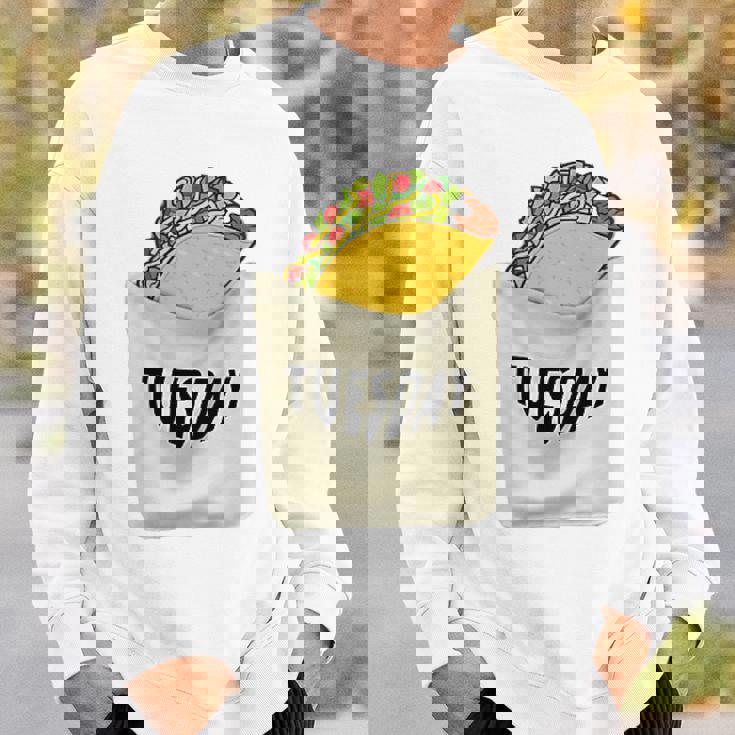 Trendy Taco Tuesday Pocket Food Humour スウェットシャツ 彼への贈り物