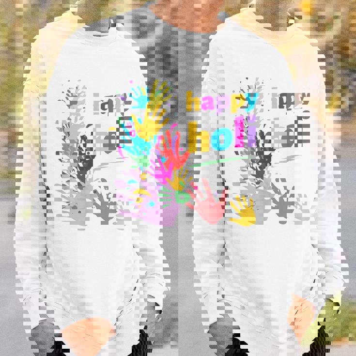 Vibrant Happy Holi スウェットシャツ 彼への贈り物