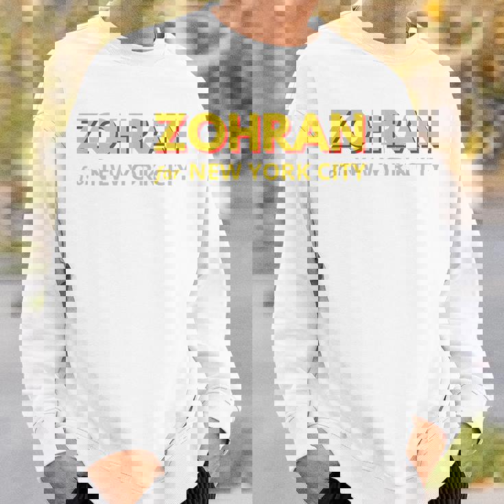 Zohran Mamdani ニューヨーク市長用 面白い クール トレンディ プログレッシブ スウェットシャツ 彼への贈り物