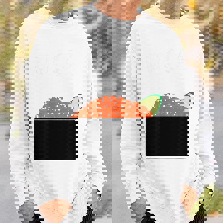 【いくら】イクラ 寿司 おすし 軍艦巻き 可愛い おもしろ 面白い 鮭 魚卵 料理 文字 ネタ ウケ狙い 文字入り 変な スウェットシャツ 彼への贈り物