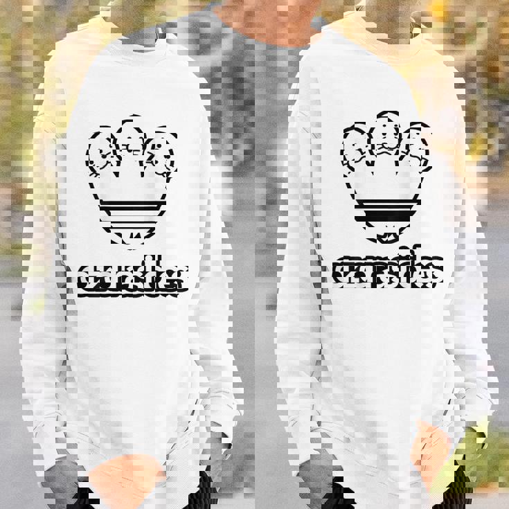 【バックプリント・背中側】アザラシデス Azarasides ゴマちゃん ブランド パロディ 面白 かわいい スウェットシャツ 彼への贈り物