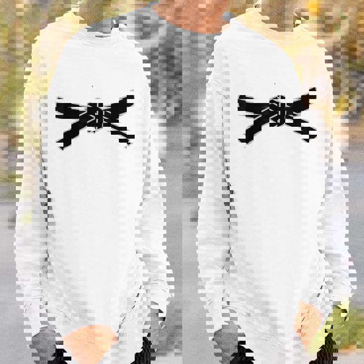 かっこいい日本武道空手柔道黒帯 スウェットシャツ 彼への贈り物