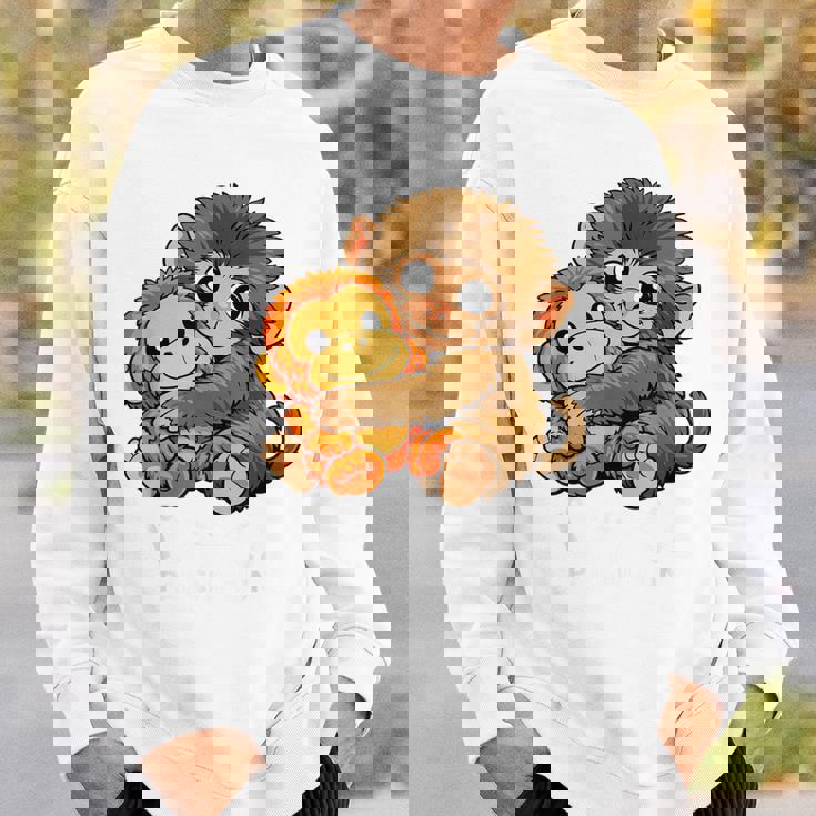 かわいいパンチ君 抱っこぬいぐるみ 赤ちゃん マカク モンキー パンチ スウェットシャツ 彼への贈り物