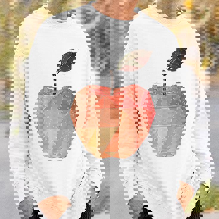 りんご フルーツ モチーフ アート りんご スウェットシャツ 彼への贈り物