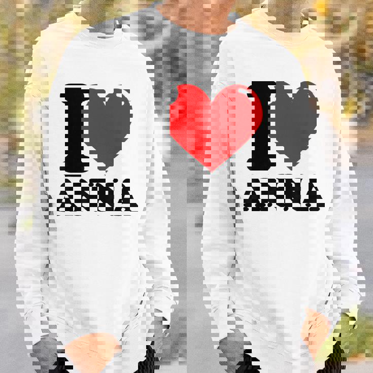 アイ・ラブ・アンナ スウェットシャツ 彼への贈り物