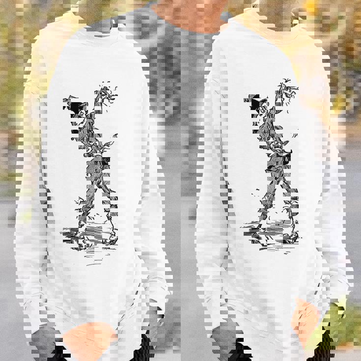 オズの土地 ビンテージアート ハロウィーン オズの魔法使い かかし スウェットシャツ 彼への贈り物