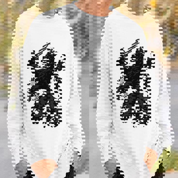 オランダ国旗 オランダプライド オランダルーツ ライオンコート スウェットシャツ 彼への贈り物