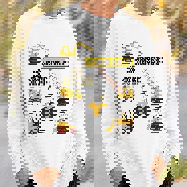 キッズ Big Brother ブルドーザーフォークリフトショベルに昇進。 スウェットシャツ 彼への贈り物