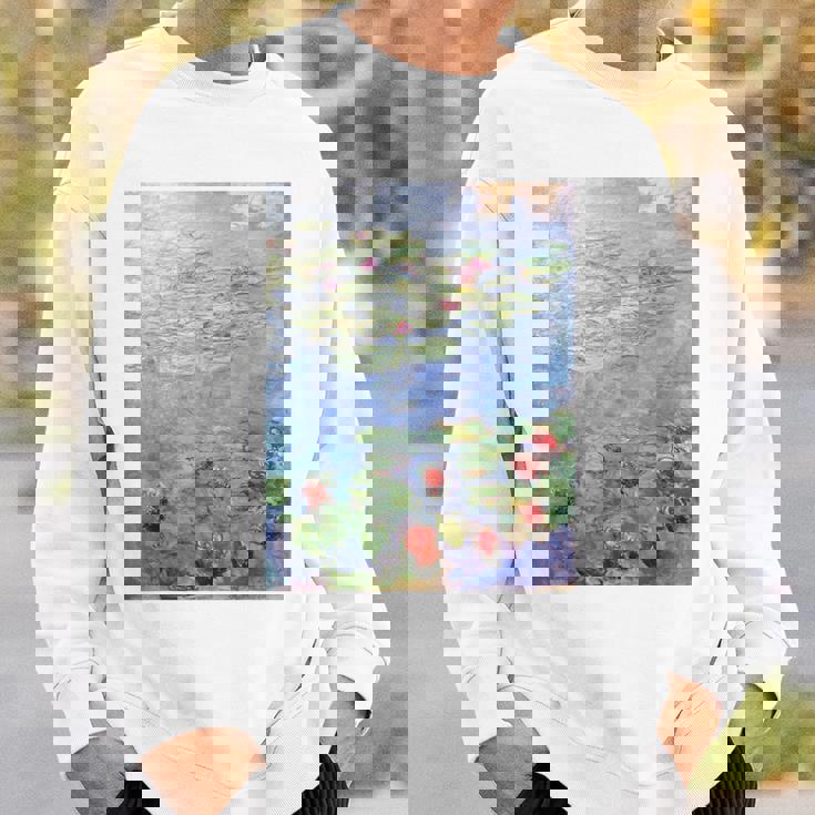 クロード・モネ 睡蓮 スウェットシャツ 彼への贈り物