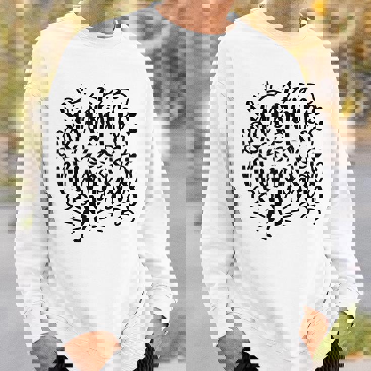 サンシャインアンドミモザビーチサマー スウェットシャツ 彼への贈り物