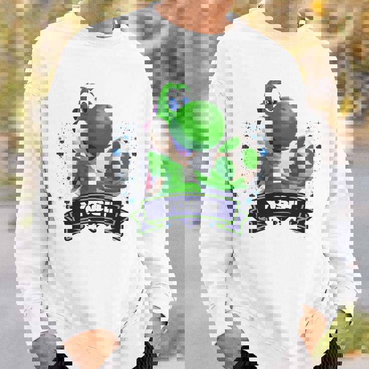 ザ・スーパーマリオギャラクシー・ムービー Yoshi Champion 長袖tシャツ スウェットシャツ 彼への贈り物