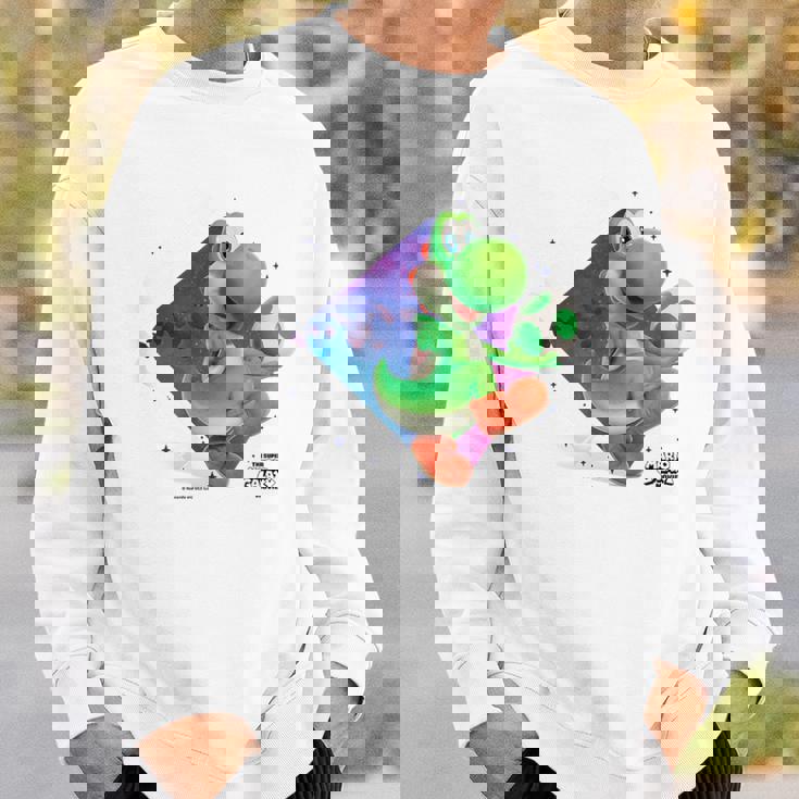 ザ・スーパーマリオギャラクシー・ムービーyoshi In Action スウェットシャツ 彼への贈り物