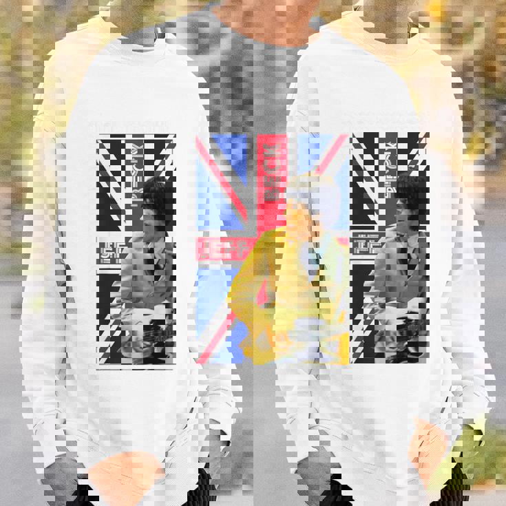 ジェフベック_002_Back Printed スウェットシャツ 彼への贈り物