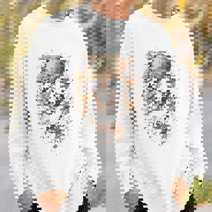 スカルバックプリント。 スウェットシャツ 彼への贈り物