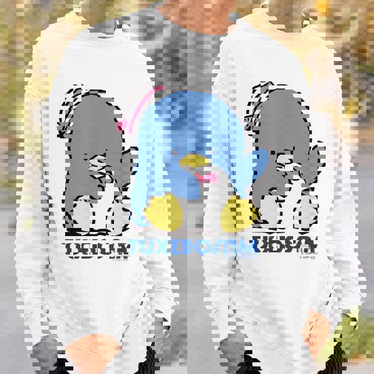 タキシードサム おすわり ライトカラー スウェットシャツ 彼への贈り物